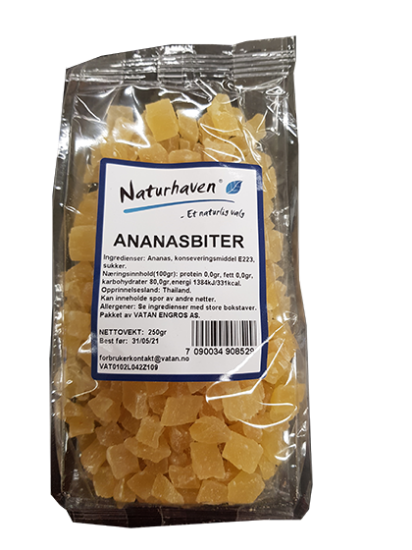 Naturhaven Ananasbiter 250g