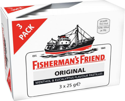 Fishermans Friend Original 3 pack 75g