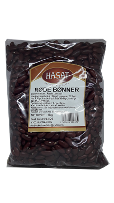 Hasat Røde Bønner 1kg