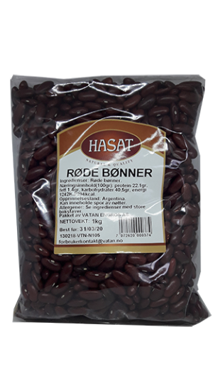 Hasat Røde Bønner 1kg