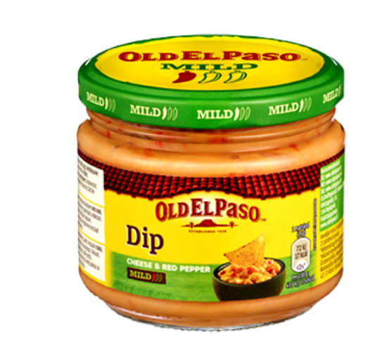 Old El Paso Cheese & Red Pepper Dip 320g