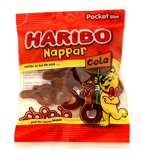 Haribo Nappar Cola 80g