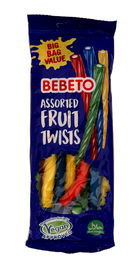 Bebeto Assorted Fruit Twist 200g