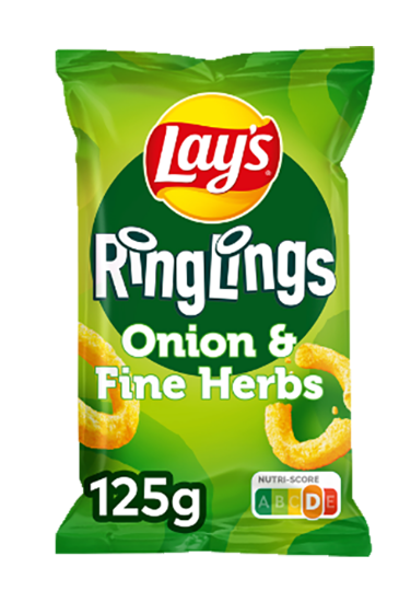Lays Ring Lings Onion & Herbs 125g