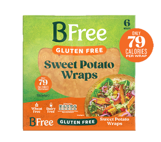 Holdbart | Bfree Sweet Potato Wraps 252g