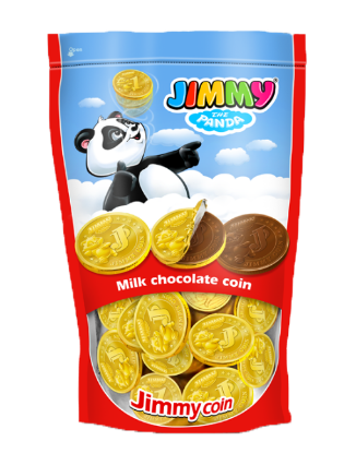 Jimmy Milk Chocolate Coin 250g