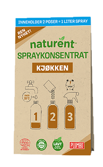 Naturent Spraykonsentrat Kjøkken 2x10g