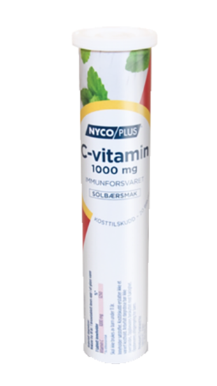 Nycoplus C-Vitamin Solbærsmak 20tabl.