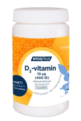 Nycoplus D-Vitamin Colasmak 100tabl.