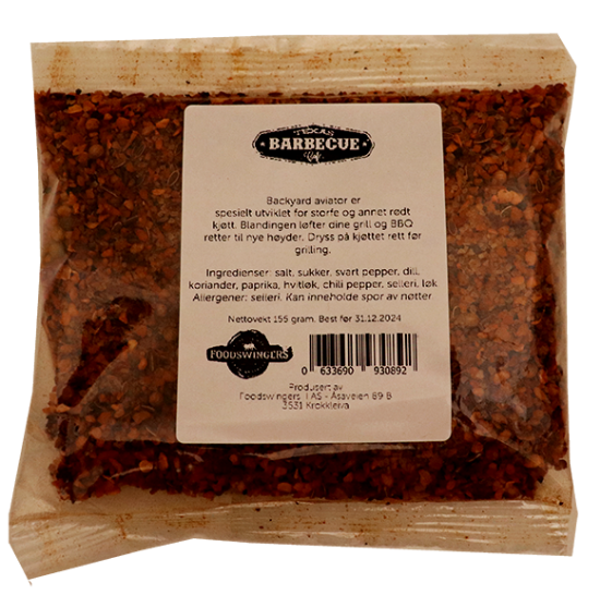 Backyard Aviator Bbq Rub 155g