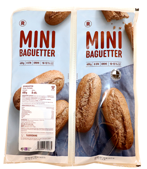 Grove Minibaguetter 8pk 600g