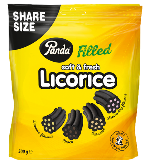 Panda Filled Licorice 500g