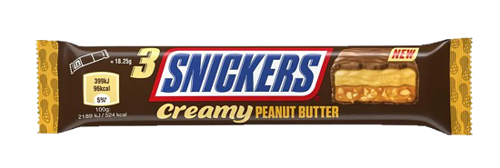 Snickers Creamy Peanut Butter 54,75g