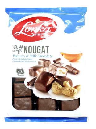 Nougat Peanuts & Milk Chocolate 220g