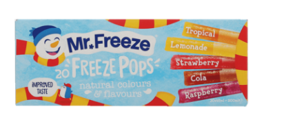 Mr. Freeze Saftposer 20x45ml