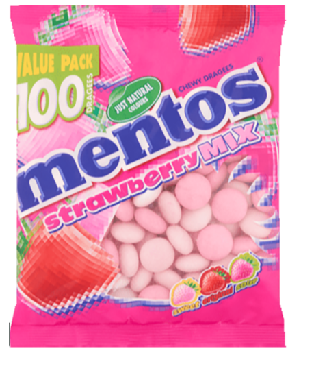 Mentos Strawberry Mix 150g