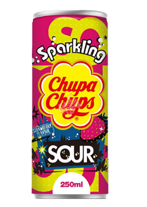 Chupa Chups Sour Strawberry 250ml