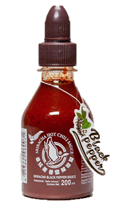 Sriracha Saus Black Pepper 200ml