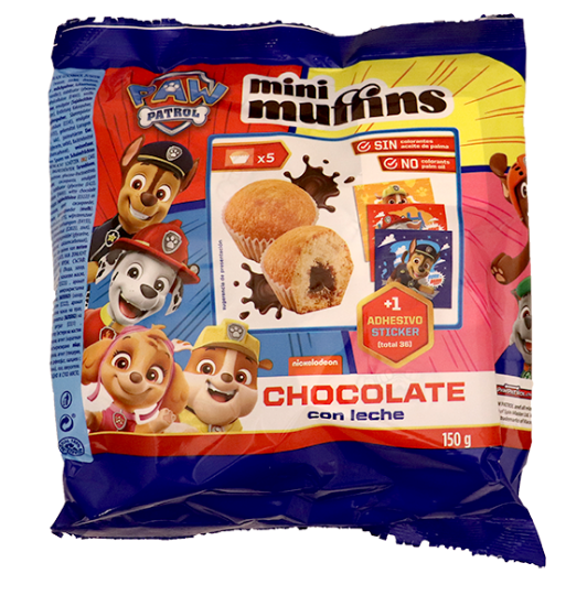 Paw Patrol Muffins m/Sjokoladefyll 150g