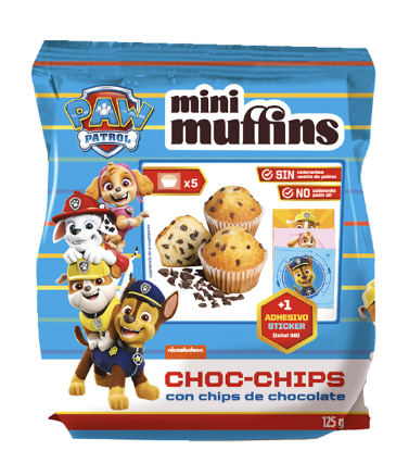 Paw Patrol Muffins m/Sjokoladebiter 125g