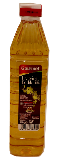 Hvitvinseddik 6% 500ml