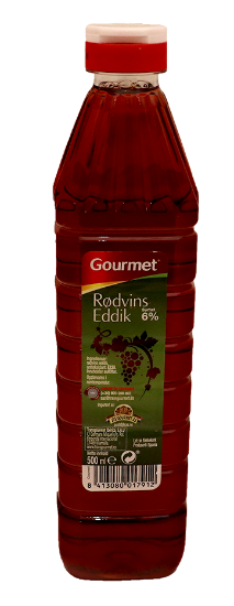 Rødvinseddik 500ml Gourmet