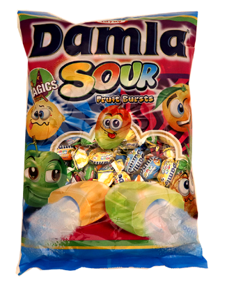 Tayas Damla Sour Fruit Bursts 800g