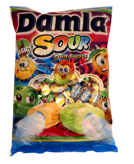 Tayas Damla Sour Fruit Bursts 800g