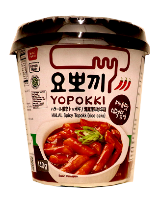 Yopokki Halal Spicy Topokki 140g