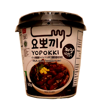 Yopokki Halal Jjajang Topokki 140g