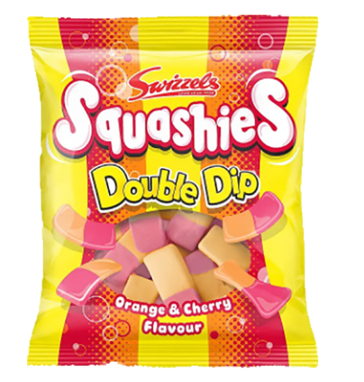 Squashies Orange & Cherry 140g