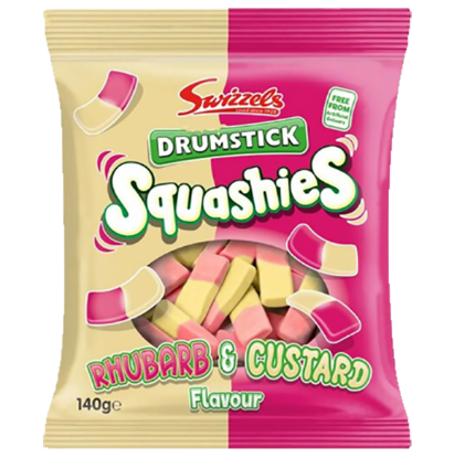 Squashies Rhubarb & Custard 140g