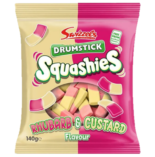 Squashies Rhubarb & Custard 140g