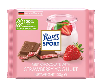 Ritter Sport Strawberry Yoghurt 100g