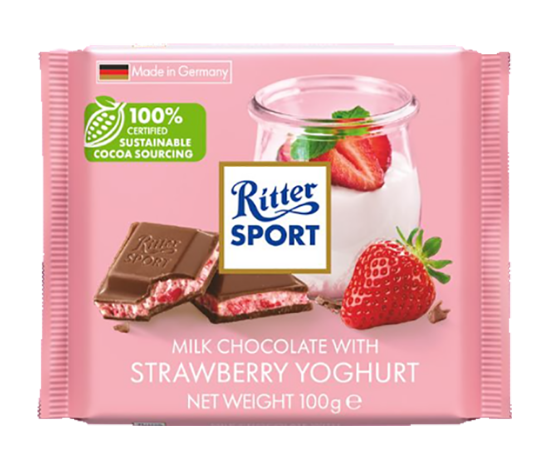 Ritter Sport Strawberry Yoghurt 100g