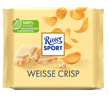 Ritter Sport White Crisp 100g