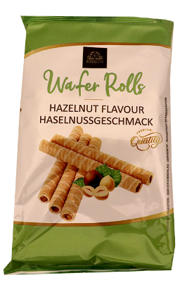 Wafer Rolls Hazelnut 150g