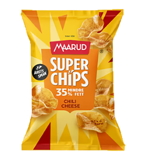 Maarud Superchips Chili Cheese 140g