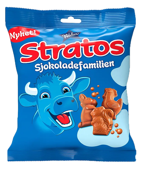 Stratos Sjokoladefamilien 140g