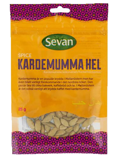 Hel Kardemomme 25g