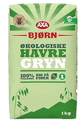 Axa Økologiske Havregryn 1kg