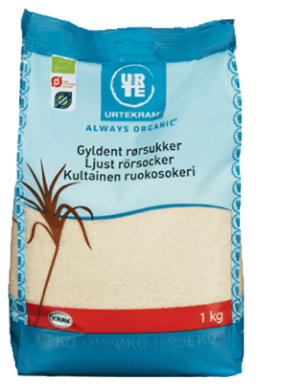 Gyllent Rørsukker 1kg