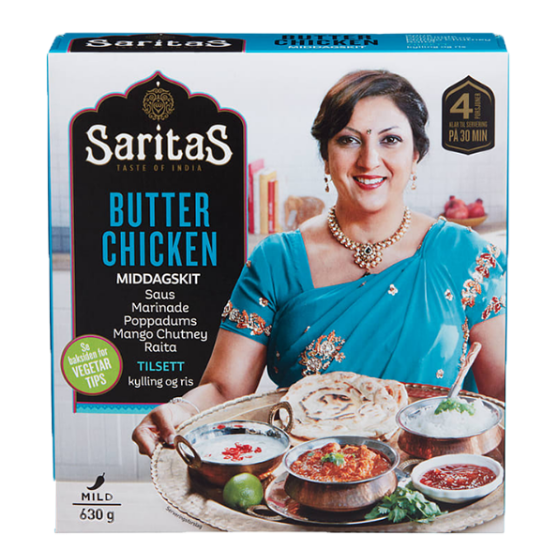 Butter Chicken Kit 630g Saritas 