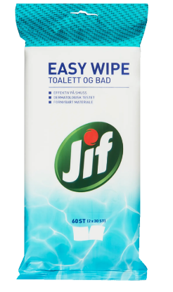 Jif Easy Wipe Toalett & Bad 60stk