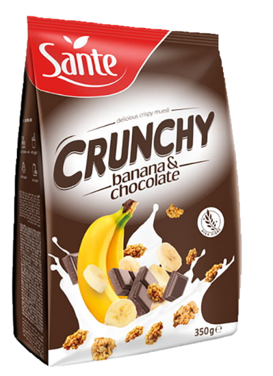 Sante Crunchy Banan&Sjokolade 350g