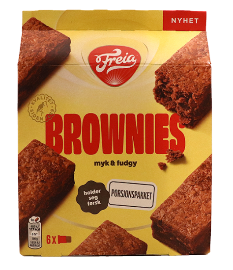 Brownies Myk & Fudgy 6x25g