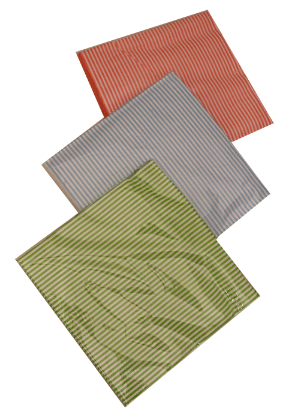 Servietter m/Striper 20pk 33x33cm Assortert