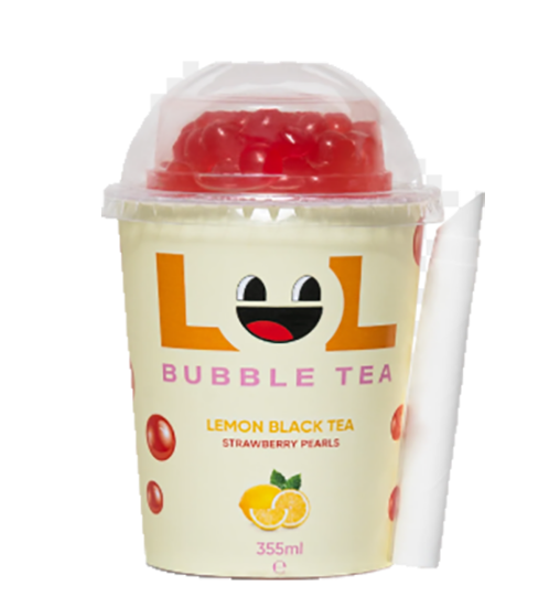 Bubble Tea Lemon Black 355ml