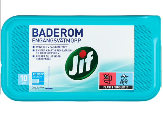 Jif Baderom Engangsvåtmopp