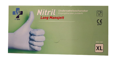 Nitrilhansker STR XL 100stk